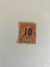 Timbre mayotte oblitèrè d'occasion  Toulon-