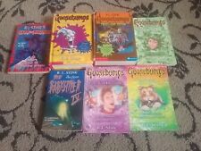 Seven goosebumps books for sale  STEVENAGE