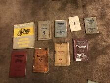 Triumph manuals original for sale  HASTINGS