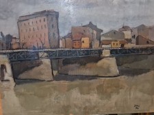 Dipinto olio tavola. usato  Roma