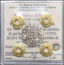 Repubblica genova denaro usato Repubblica genova denaro usato  Due Carrare