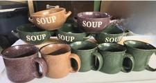 Stoneware mugs soup for sale  Providence
