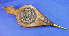 Antique brass leather for sale  LITTLEHAMPTON