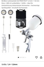 Benbow lackierpistole set gebraucht kaufen  Speyer