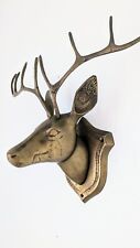 Brass stag head for sale  WORKINGTON