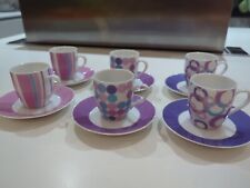 Espresso cups saucers for sale  WINCHESTER