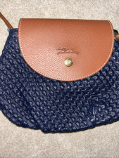 Longchamp leather crossbody for sale  LEEDS