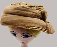 Straw tulle hat for sale  Columbus