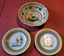 Ancienns assiettes quimper d'occasion  Déols