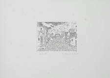 Giovanni omiccioli acquaforte usato  Carrara
