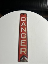 vintage enamel danger sign for sale  CRAVEN ARMS