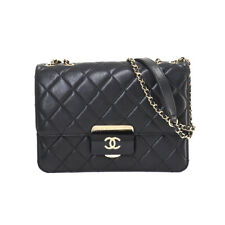 Bolsa de ombro CHANEL Beauty corrente de bloqueio couro preta A93222 Matelasse 90240273 comprar usado  Enviando para Brazil