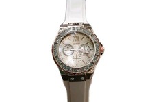 Relógio feminino Guess tom dourado jet setter bege multifuncional silicone W0564L2, usado comprar usado  Enviando para Brazil