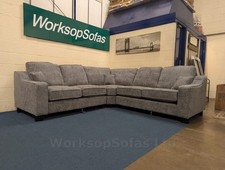 Nebraska grey fabric for sale  WORKSOP