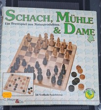 Brettspiel schach mühle gebraucht kaufen  Hagenow