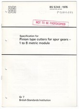 5246 pinion type for sale  LETCHWORTH GARDEN CITY