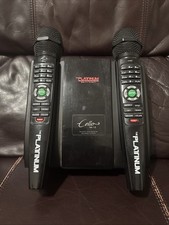 The Platinum Máquina de Karaoke Violonchelo Versión 1.5 con 2 Micrófonos Inalámbricos y Altavoz segunda mano  Embacar hacia Mexico