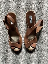 Dune brown sandals for sale  NEWCASTLE UPON TYNE