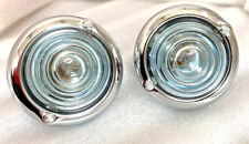 Adequado JEEP WILLYS INDICADOR DE SETA DE ESTACIONAMENTO PAR DE LUZ DE VIDRO TRANSPARENTE CROMADO, usado comprar usado Adequado JEEP WILLYS INDICADOR DE SETA DE ESTACIONAMENTO PAR DE LUZ DE VIDRO TRANSPARENTE CROMADO, usado comprar usado  Enviando para Brazil