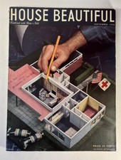 House Beautiful Magazine September 1940 ~ Mid-Century Vintage Architecture  Home comprar usado  Enviando para Brazil