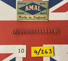 Usado, MOLA DE VÁLVULA DE ACELERADOR GENUÍNA AMAL ORIGINAL 4/263 VER DETALHES DO ANÚNCIO comprar usado  Enviando para Brazil