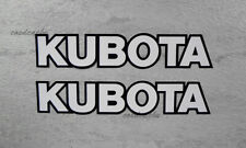 Kubota white decals for sale  Staten Island