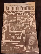 Partition loi printemps d'occasion Partition loi printemps d'occasion  Metz-