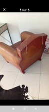 Fauteuil club cuir d'occasion  Beaucaire