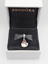 Używany, Pandora Składane pudełko czekoladek w kształcie serca Charm Wisiorek na sprzedaż Używany, Pandora Składane pudełko czekoladek w kształcie serca Charm Wisiorek na sprzedaż  Wysyłka do Poland