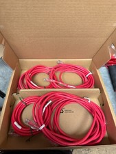 PANDUIT 24 AWG Cat 6 UTP cobre 8 pés cabo de remendo vermelho UTPSP8RDY - 6 PEÇAS comprar usado  Enviando para Brazil