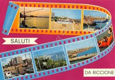 Cartolina riccione vedute usato  Milano