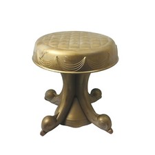Banqueta de mesa vintage Disney dourada princesa display boneca criança 25434 comprar usado  Enviando para Brazil