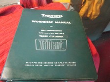 Triumph workshop manual d'occasion  Expédié en Belgium