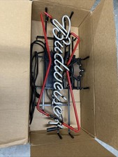 Vintage budweiser neon for sale  Musella