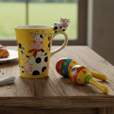 Mug vache jaune d'occasion Mug vache jaune d'occasion  Bordeaux-
