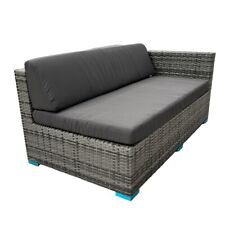 Grey rattan sofa for sale  CHESTERFIELD
