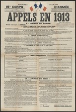Affiche originale recrutements d'occasion  Avignon