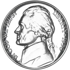 1950 jefferson nickel for sale  Athens