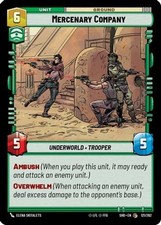 Mercenary Company (121/262) - Comum quase em perfeito estado, usado comprar usado  Enviando para Brazil