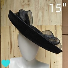 Black fascinator wedding for sale  HIGH WYCOMBE