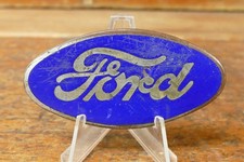 Emblema antigo vintage de 1920/1930 original Ford esmalte azul radiador, usado comprar usado  Enviando para Brazil