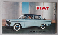 Fiat range brochure for sale  BOURNE