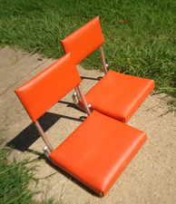 Vtg orange vinyl for sale  Princeton