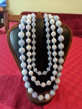 Collana acquamarina pietre usato  Sommacampagna