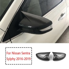 Para Nissan Sentra 2016-2019 estilo fibra de carbono OX espelho retrovisor tampa acabamento 2P comprar usado  Enviando para Brazil