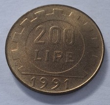 200 lire 1991 usato  Sondrio
