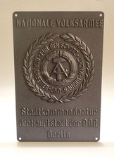 Ddr blechschild nva gebraucht kaufen Ddr blechschild nva gebraucht kaufen  Hamburg