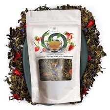 Herbata zielona Sencha Truskawki w Szampanie, 100g na sprzedaż  PL