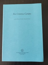 Per cristina campo usato  Milano