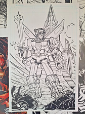 Voltron art 11x17 for sale  Lenoir